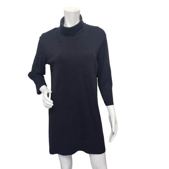 piaza italia Dresses & Skirts - Piaza Italia Black Turtleneck Dress Size L